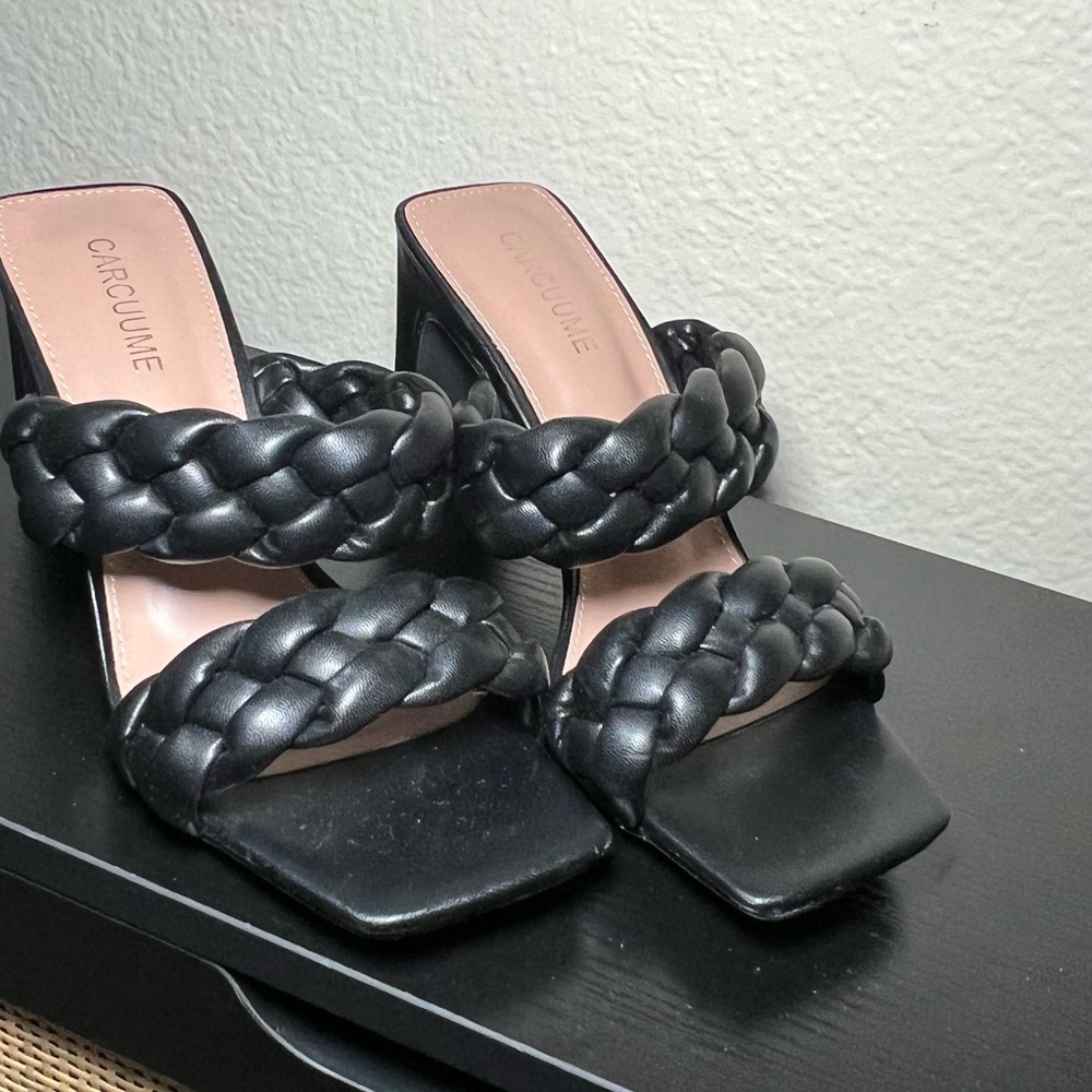 Braided Heels Sandals